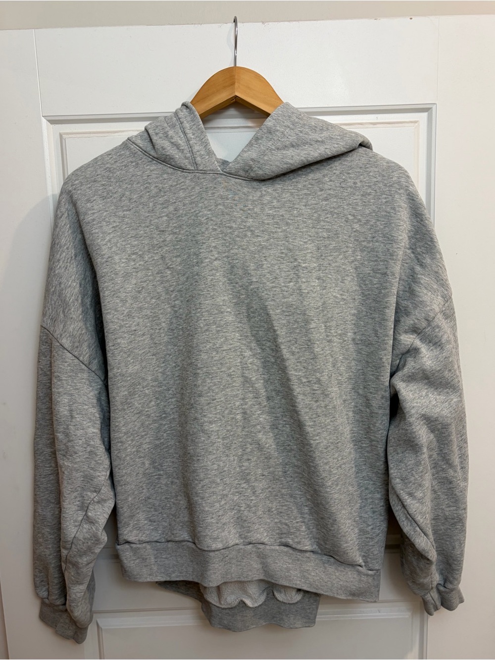 GAP Light Gray Pullover Hooded Sweatshirt